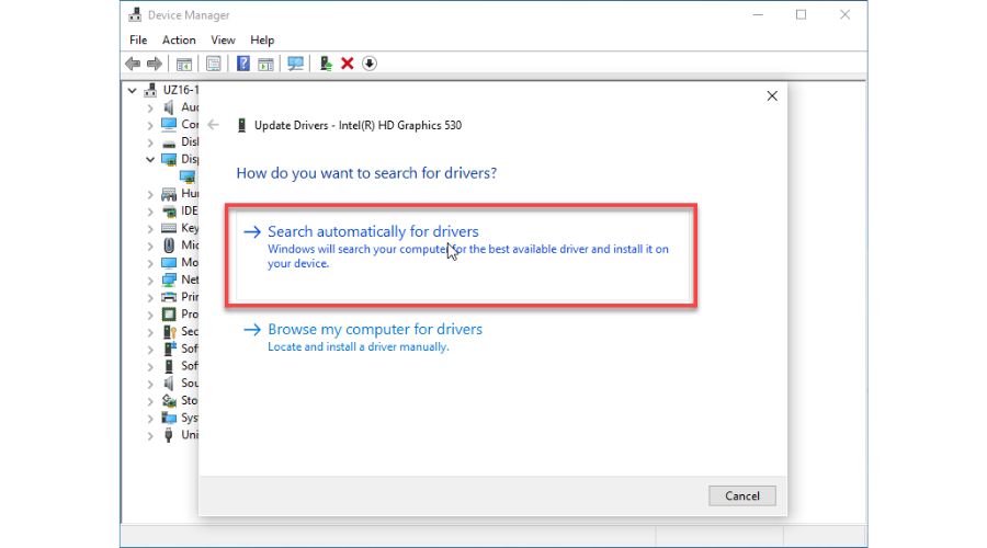 Search for updated GPU driver